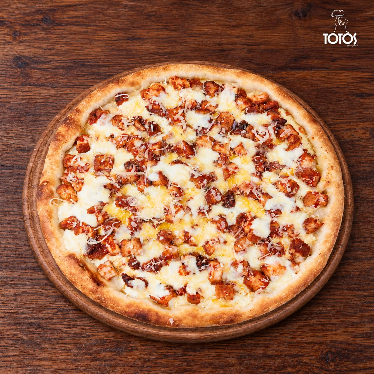 Pizza Pollo Miel Mostaza de Toto's